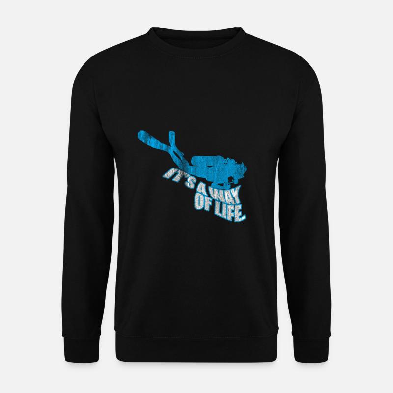 Diving divers - Unisex Sweatshirt - black