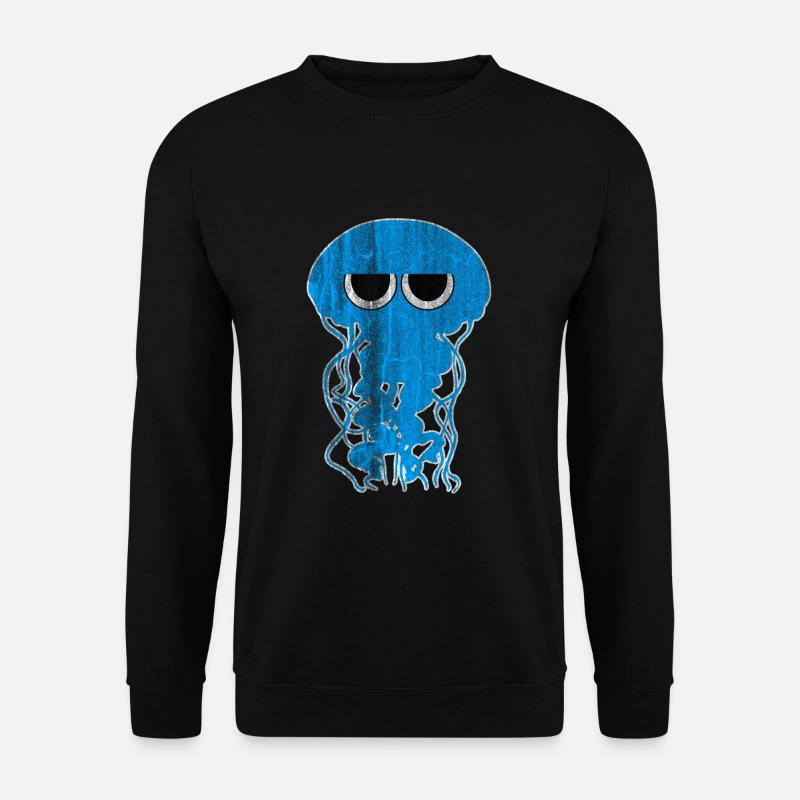 Qualle - Unisex Pullover - Schwarz