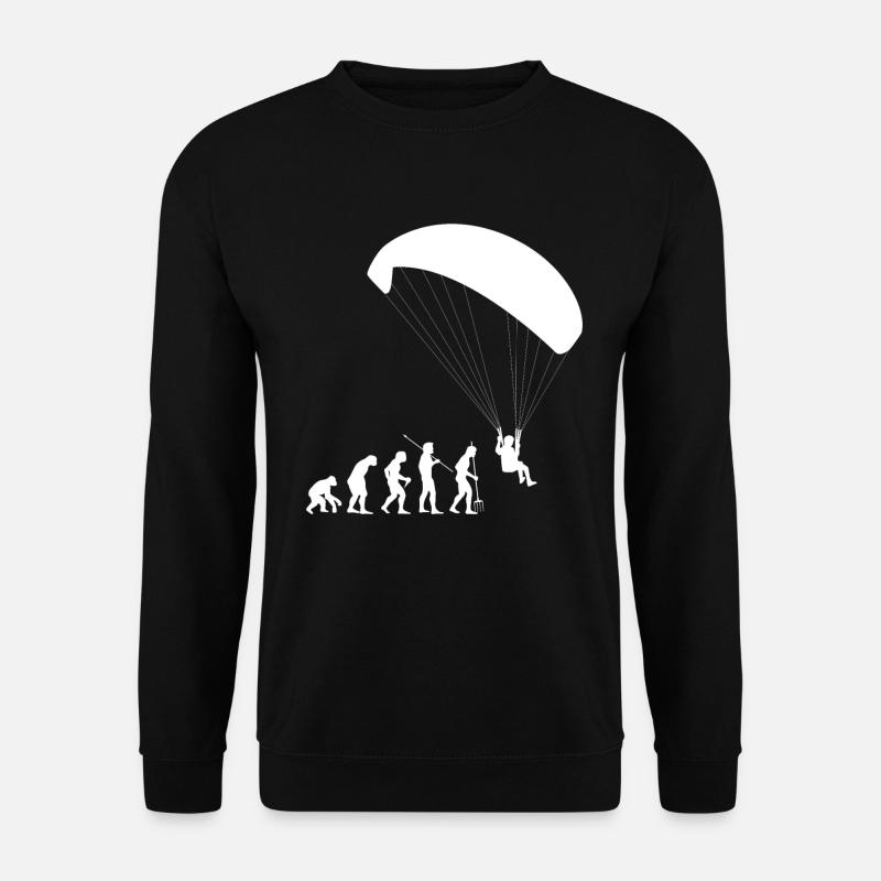 Evolution paragliding - Unisex Sweatshirt - black