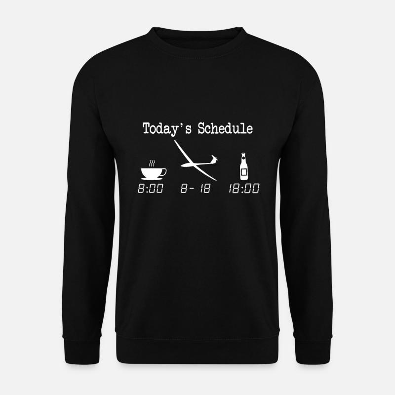 Plan de jour - Sweat-shirt Unisexe - noir