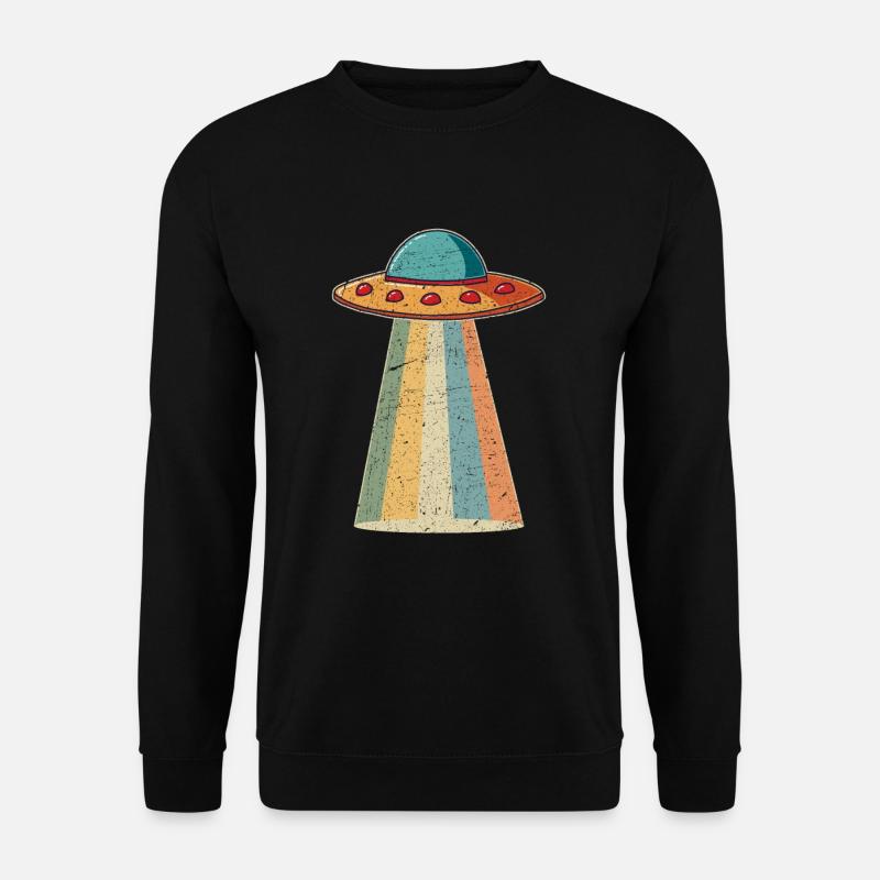 Alien spaceship - Unisex Sweatshirt - black