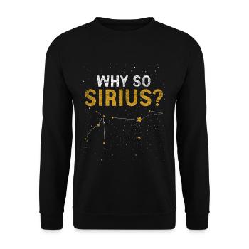 Astronomie Sternbild - Unisex Pullover - Schwarz - Vorne - Alina (178cm) & Michal (187cm)