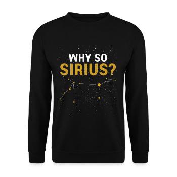 Astronomie - Unisex Pullover - Schwarz - Vorne - Alina (178cm) & Michal (187cm)