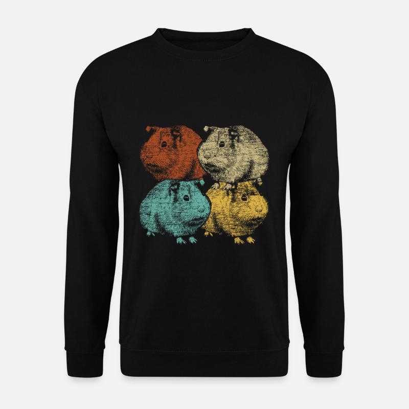 Zoo de cochon d'Inde - Sweat-shirt Unisexe - noir