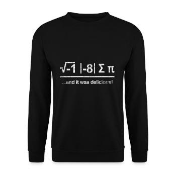 Physik Physiker - Unisex Pullover - Schwarz - Vorne - Alina (178cm) & Michal (187cm)