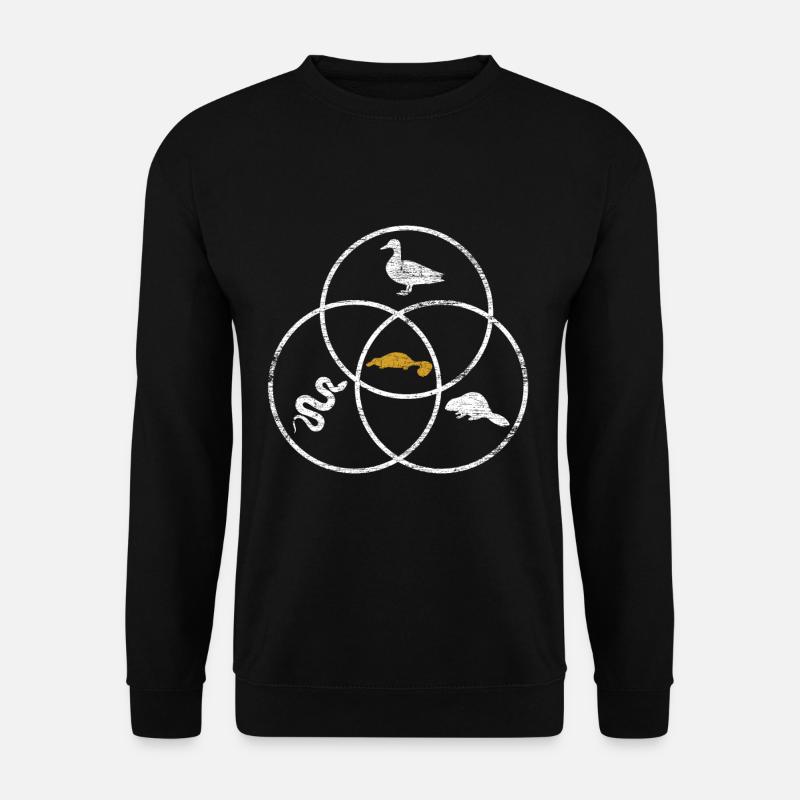 Schnabeltier - Unisex Pullover - Schwarz