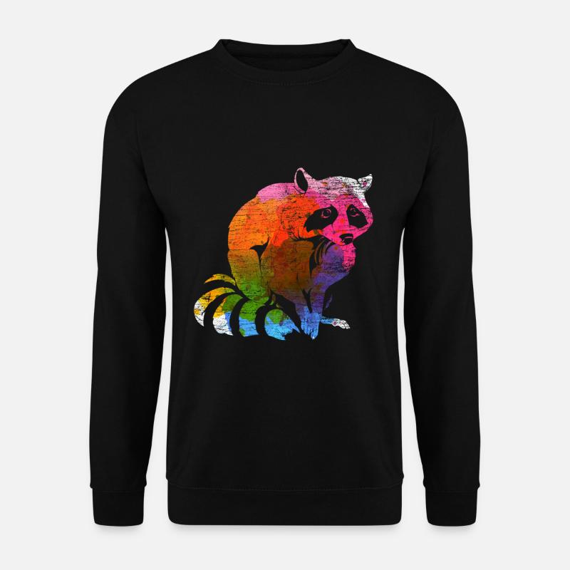 racoon - Unisex Sweatshirt - black