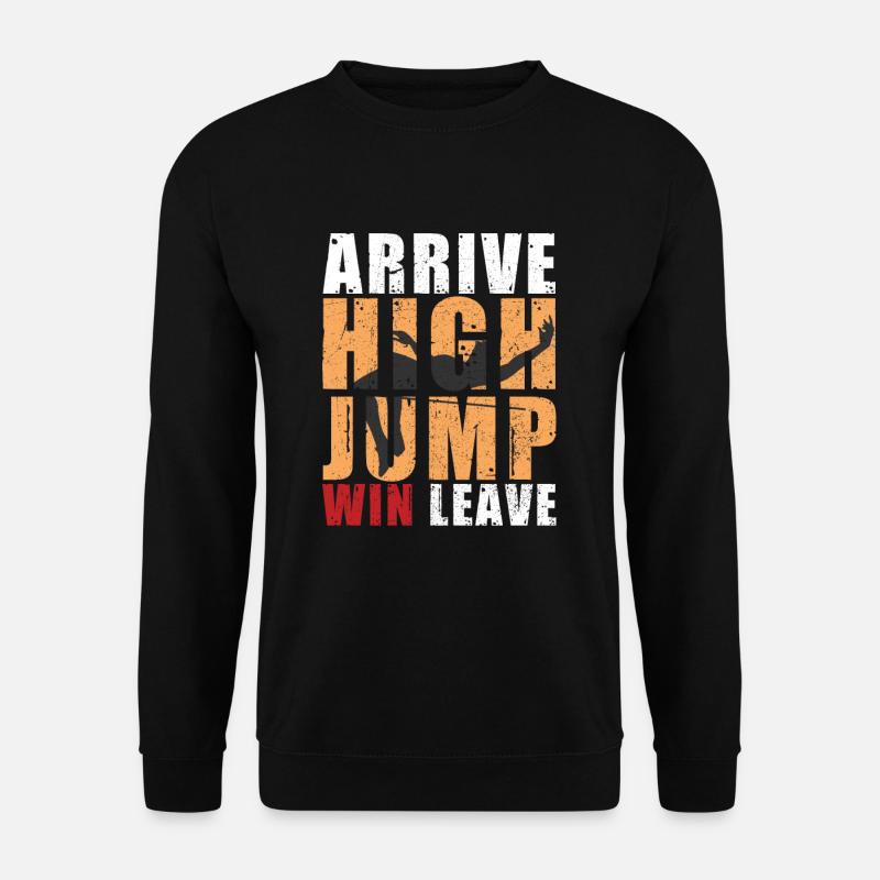 Hochsprung - Unisex Pullover - Schwarz