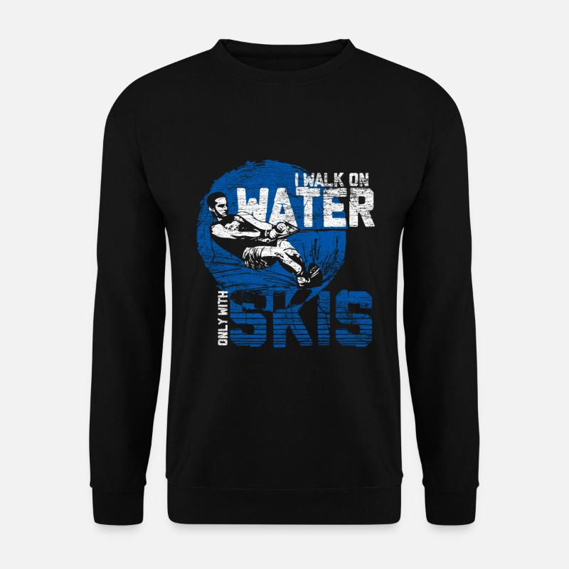 Wasserski - Unisex Pullover - Schwarz