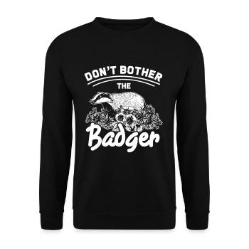 Hibernation de blaireau - Sweat-shirt Unisexe - noir - Devant - Alina (178cm) & Michal (187cm)