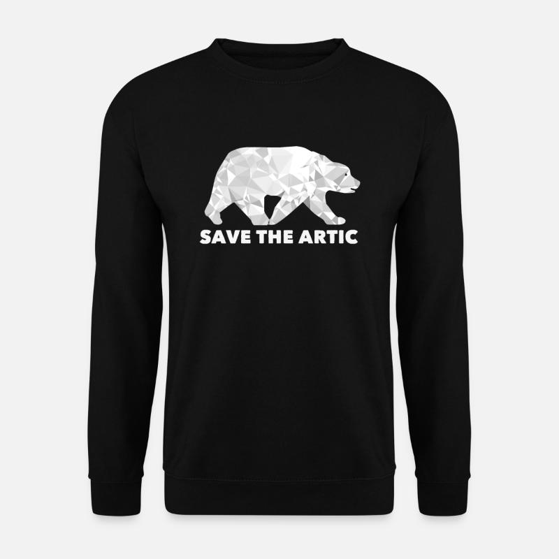 Klimawandel Eisbär - Unisex Pullover - Schwarz