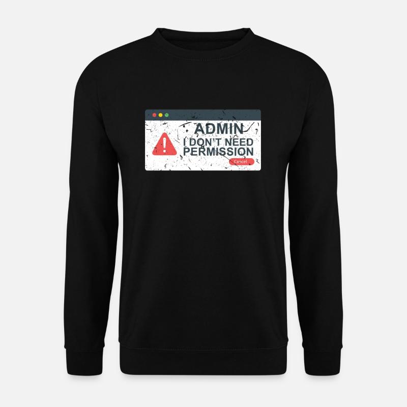 Computer Scientist Computer - Unisex Sweatshirt - black
