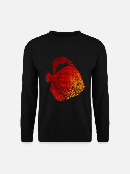 Fisch - Unisex Pullover - Schwarz