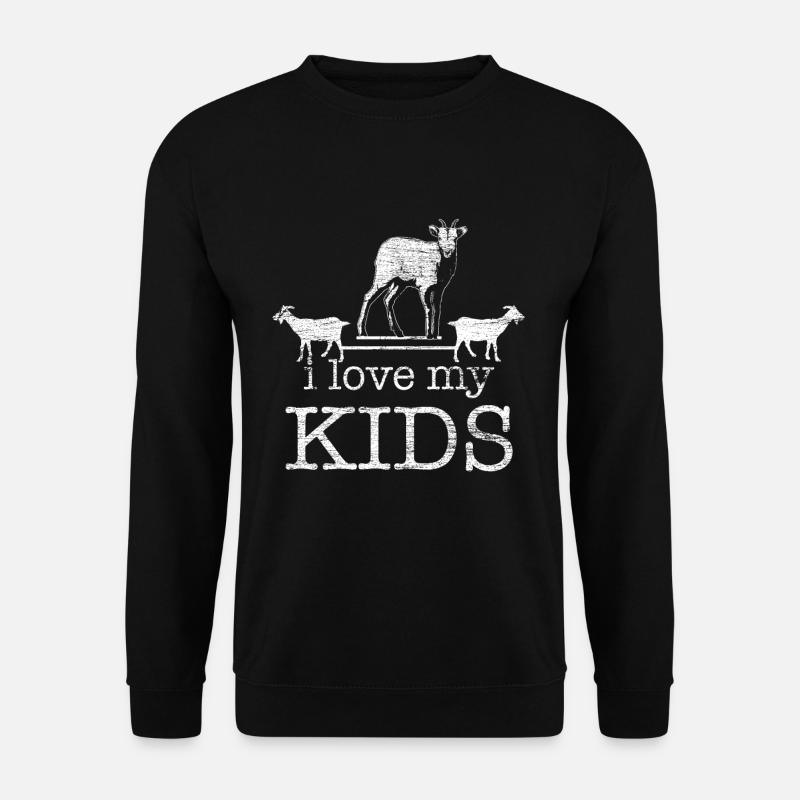 Kids goat - Unisex Sweatshirt - black