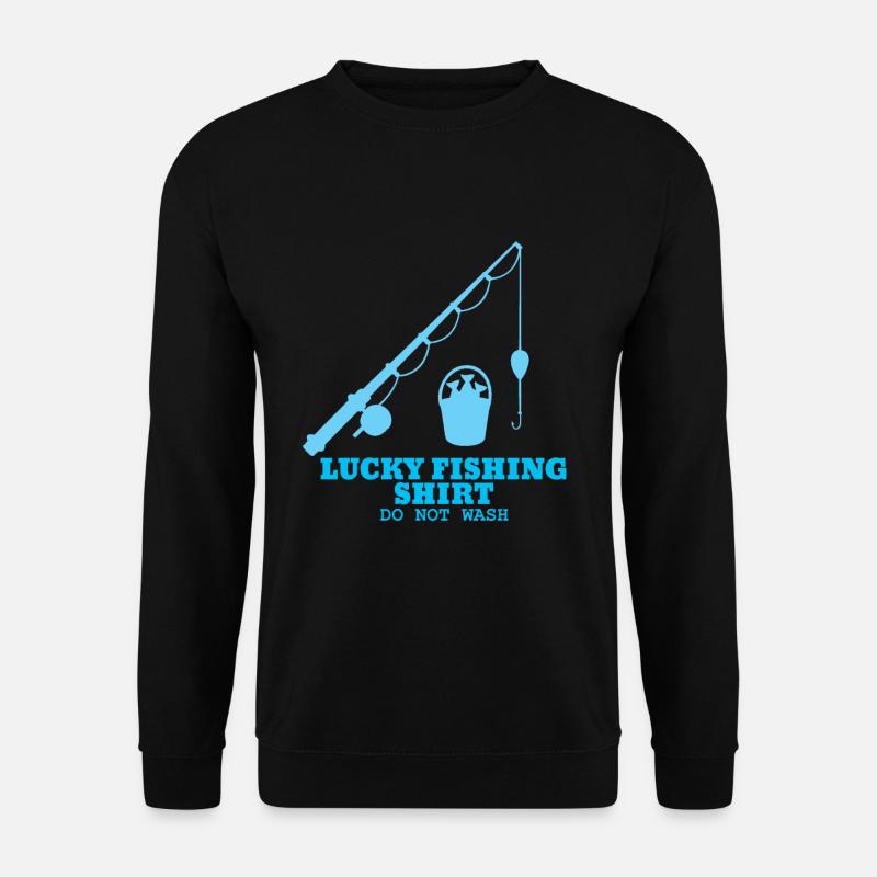 Angeln - Unisex Pullover - Schwarz