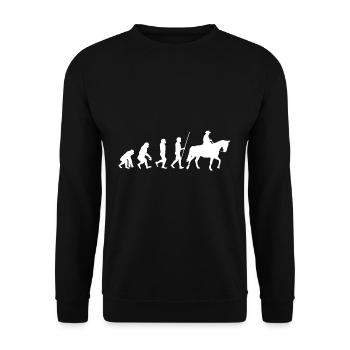 Evolution Reiter - Unisex Pullover - Schwarz - Vorne - Alina (178cm) & Michal (187cm)