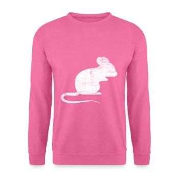 Maus Niedliches Tier - Unisex Pullover - Pink - Vorne