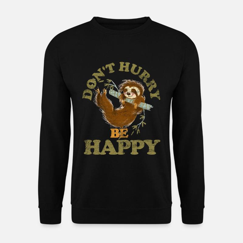 Sloth joy gift idea - Unisex Sweatshirt - black