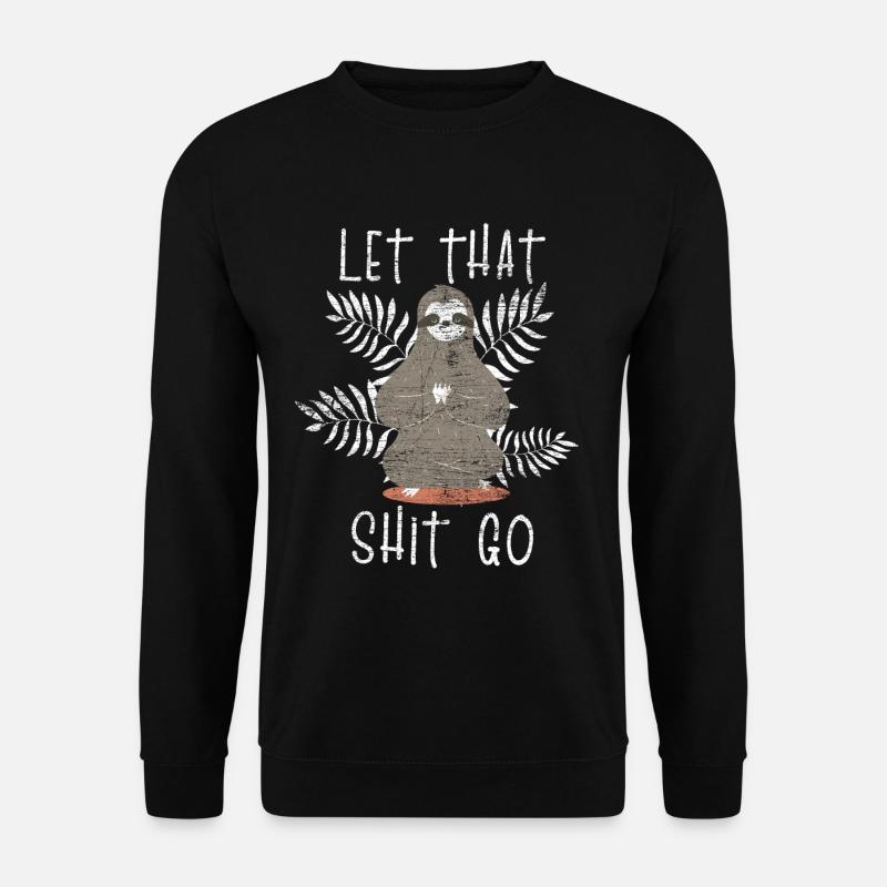 sloth - Unisex Sweatshirt - black