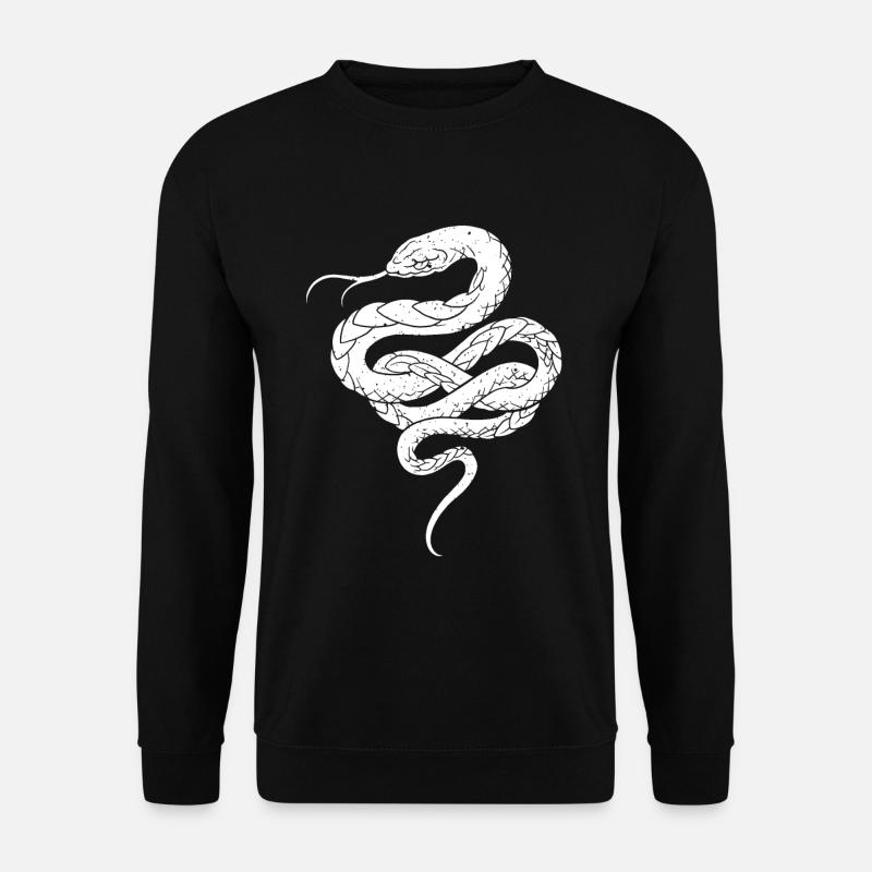 Schlange - Unisex Pullover - Schwarz