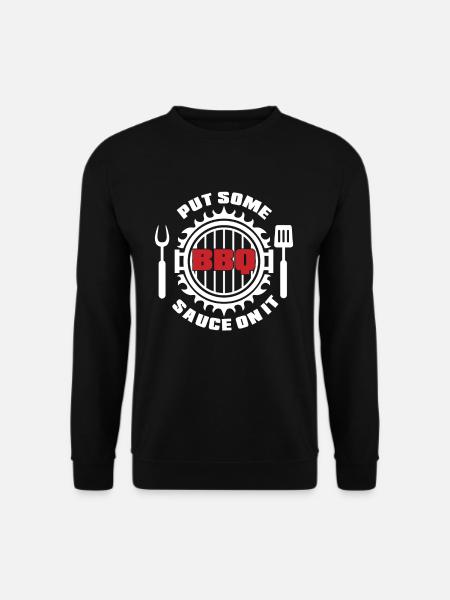 Grilling barbecue sauce - Unisex Sweatshirt - black