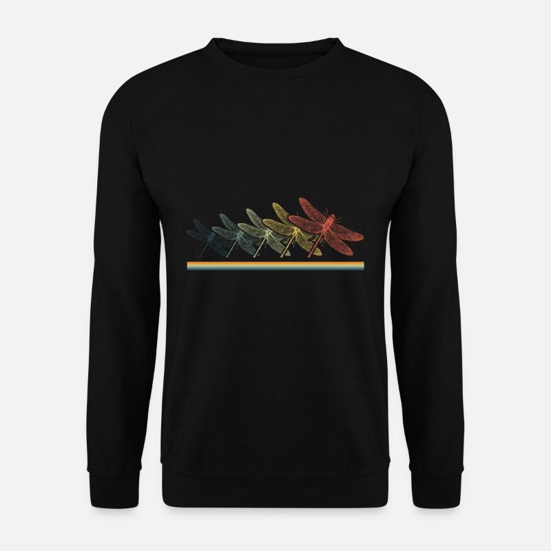 Libelle Feinde - Unisex Pullover - Schwarz