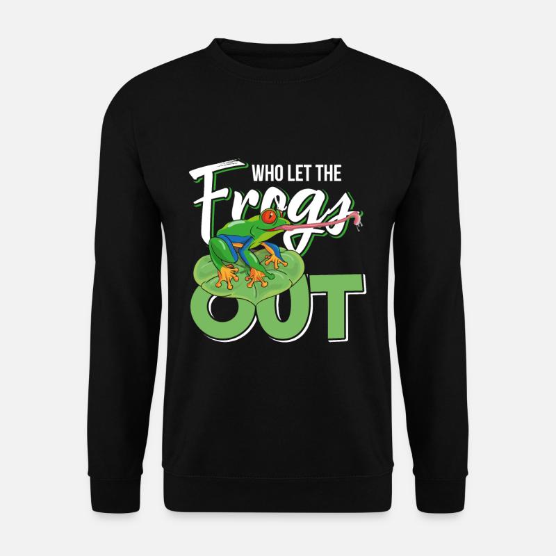 frog - Unisex Sweatshirt - black