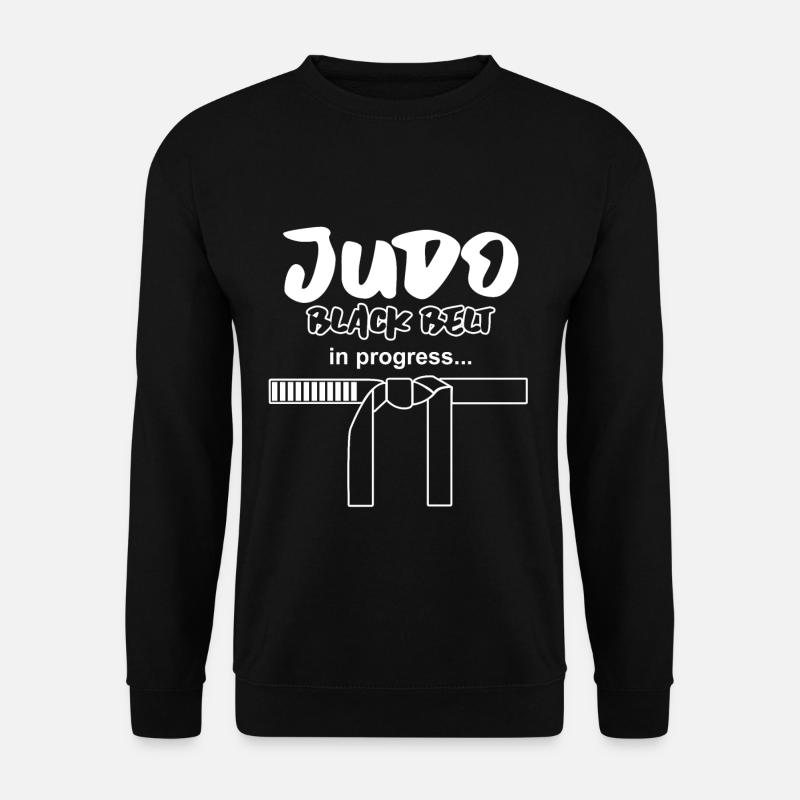 Judo Abzeichen - Unisex Pullover - Schwarz