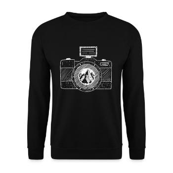 Art de la photographie - Sweat-shirt Unisexe - noir - Devant - Alina (178cm) & Michal (187cm)