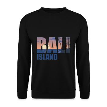 Le coucher de soleil de Bali - Sweat-shirt Unisexe - noir - Devant - Alina (178cm) & Michal (187cm)