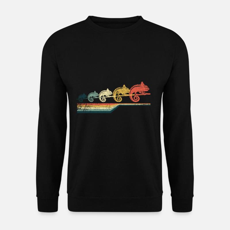 Chamäleon Bedrohte Tierart - Unisex Pullover - Schwarz