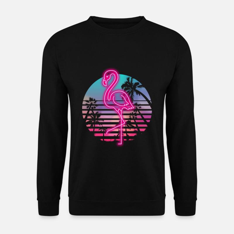 Flamingo Miami - Unisex Sweatshirt - black