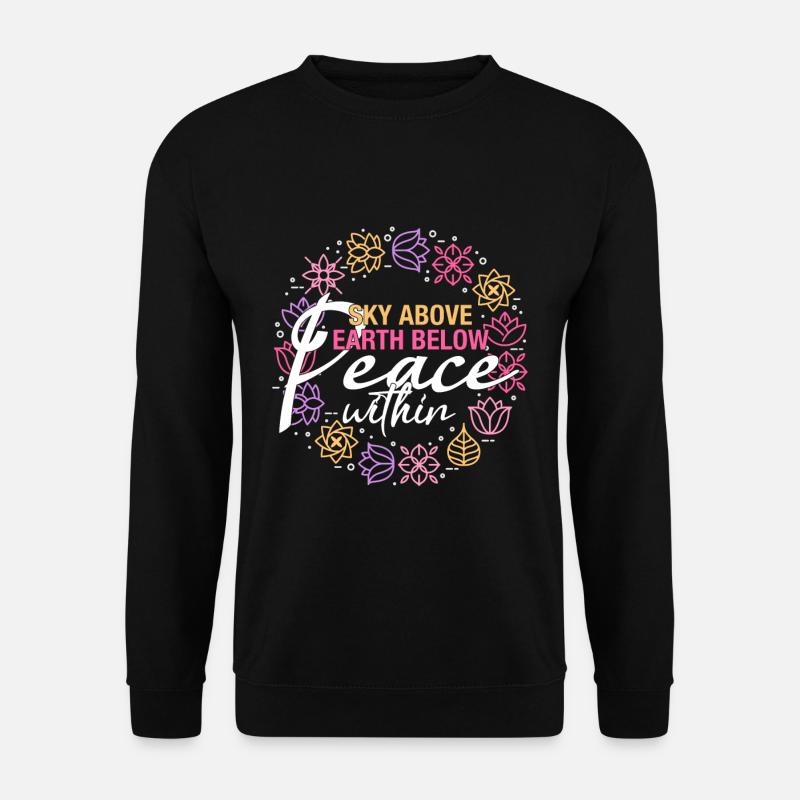 L’idée de la paix - Sweat-shirt Unisexe - noir