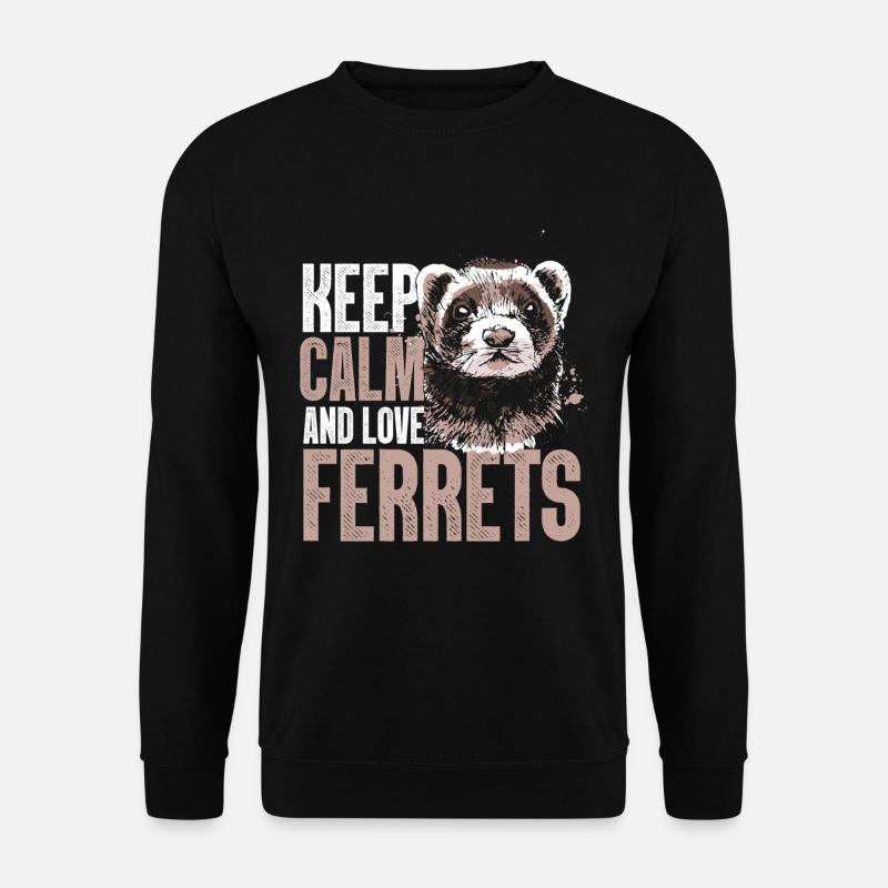 ferrets - Unisex Sweatshirt - black