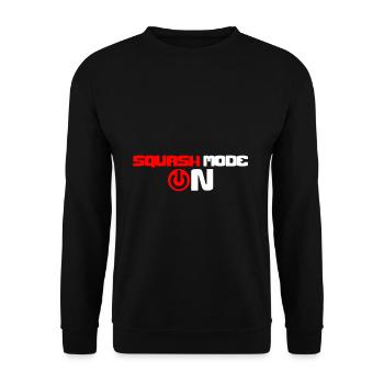 Squash - Unisex Sweatshirt - black - Front - Alina (178cm) & Michal (187cm)