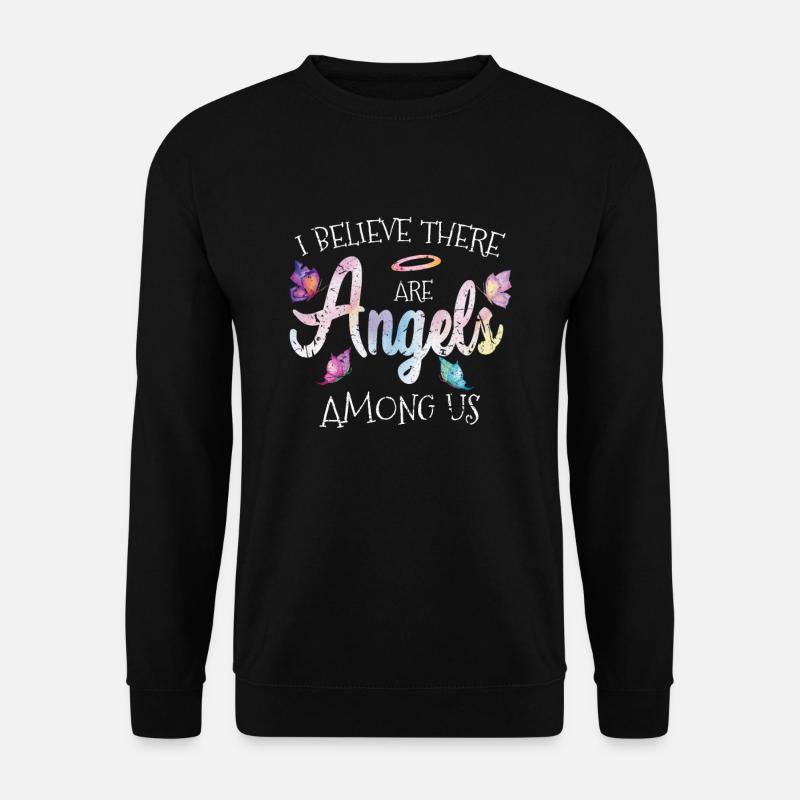 Engel Schutzengel - Unisex Pullover - Schwarz