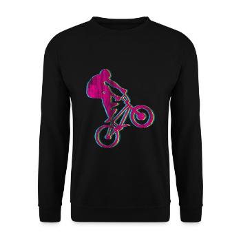 BMX Sport - Unisex Pullover - Schwarz - Vorne - Alina (178cm) & Michal (187cm)