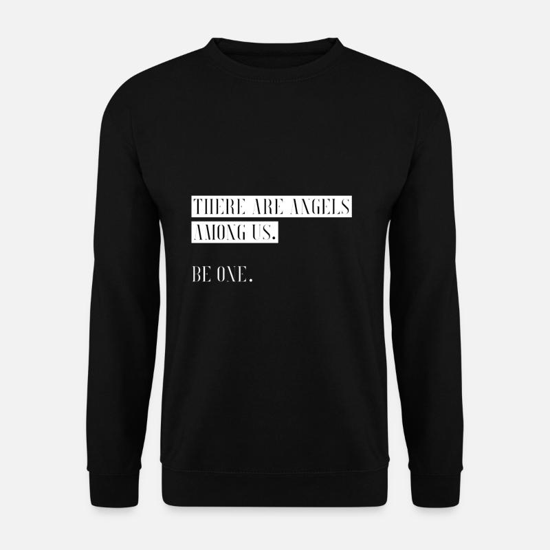 Engel - Unisex Pullover - Schwarz