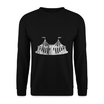 Zirkus Show - Unisex Pullover - Schwarz - Vorne - Alina (178cm) & Michal (187cm)