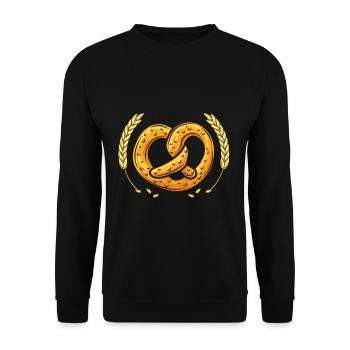 faire cuire au four - Sweat-shirt Unisexe - noir - Devant - Alina (178cm) & Michal (187cm)