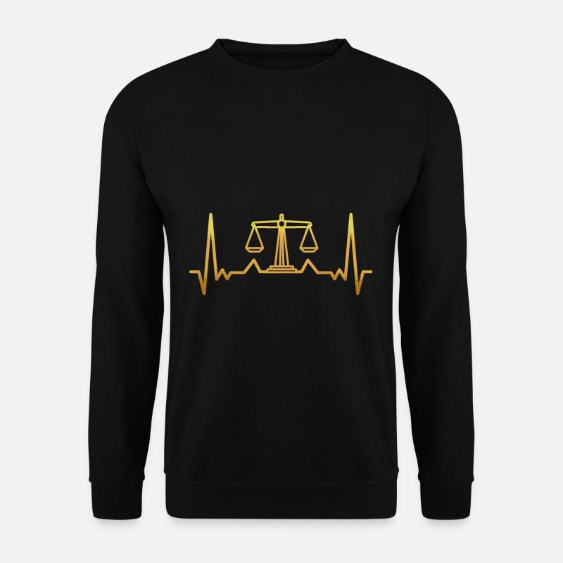 Anwalt Herzschlag - Unisex Pullover - Schwarz