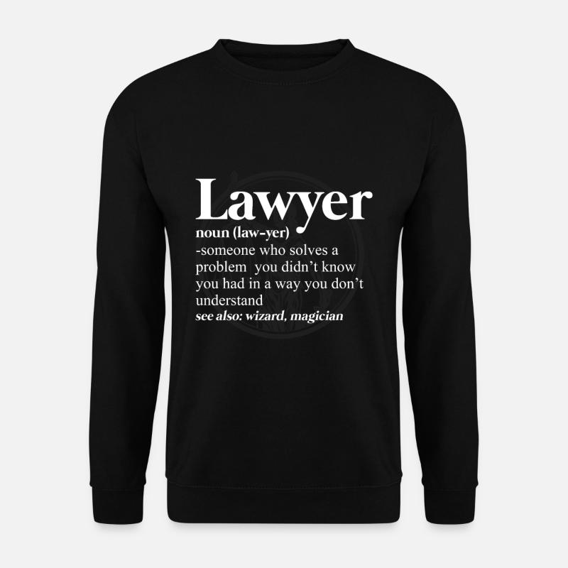 Anwalt - Unisex Pullover - Schwarz