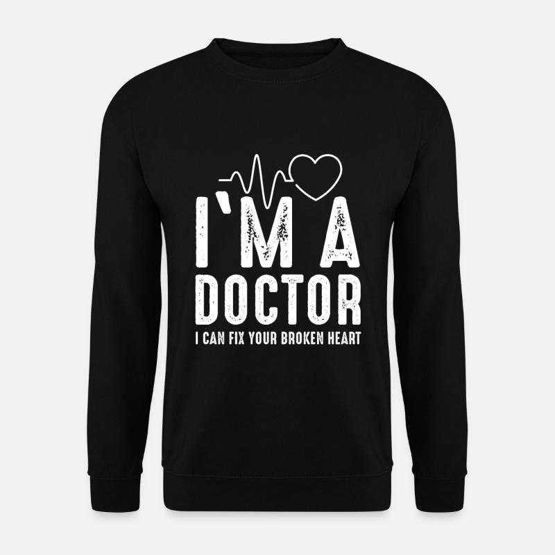 Doktor - Unisex Pullover - Schwarz