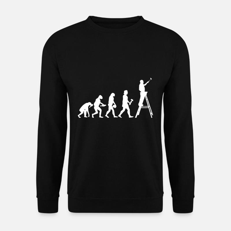 Evolution du peintre - Sweat-shirt Unisexe - noir