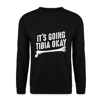 Orthopedist goal - Unisex Sweatshirt - black - Front - Alina (178cm) & Michal (187cm)