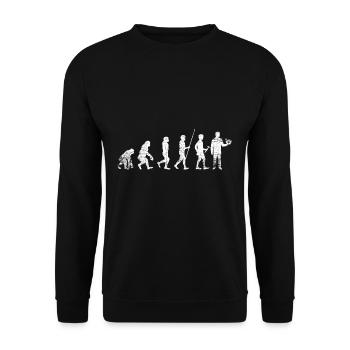 Evolution Pharmazeut - Unisex Pullover - Schwarz - Vorne - Alina (178cm) & Michal (187cm)