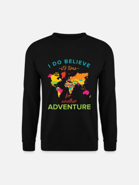 Travel adventure - Unisex Sweatshirt - black