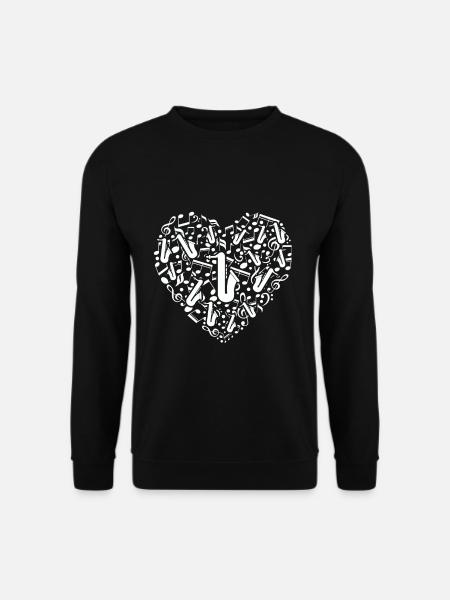 saxophone - Unisex Sweatshirt - black