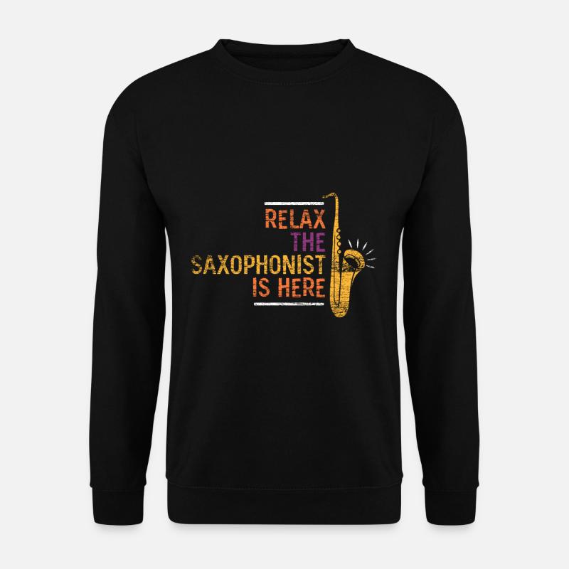 Saxophone relaxation - Unisex Sweatshirt - black