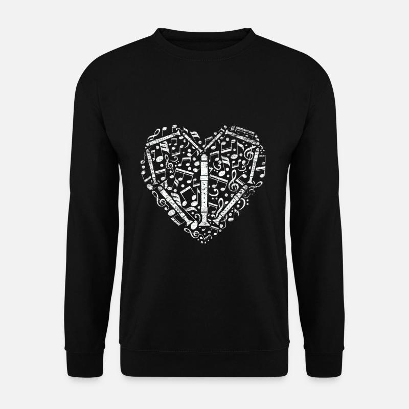 flute - Unisex Sweatshirt - black